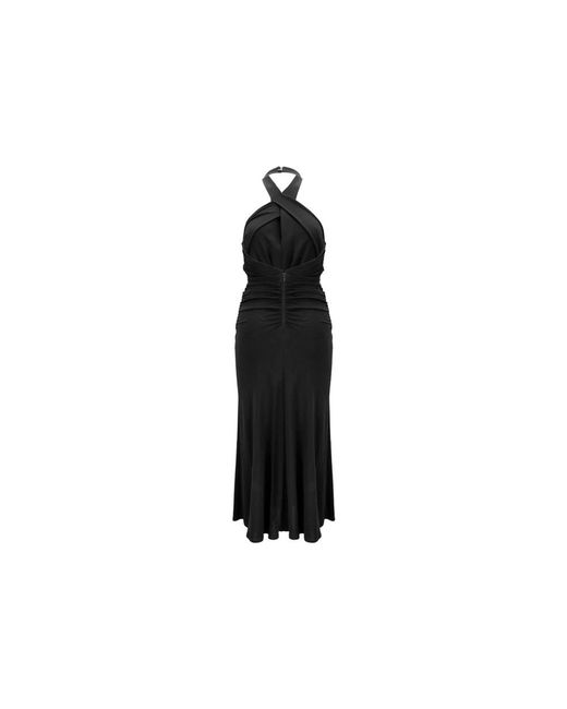 Elisabetta Franchi Black Midi Dresses