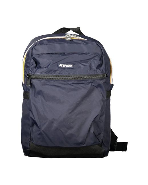 K-Way Blauer Herrenrucksack Mit Vielen Funktionen in Blue für Herren