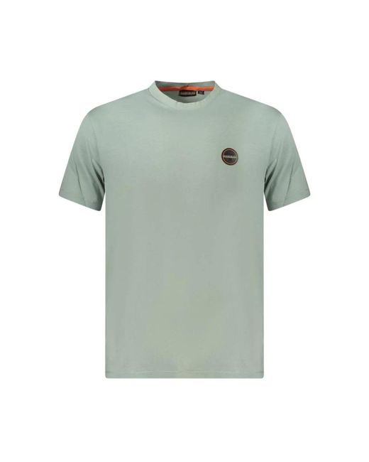 Napapijri Green T-Shirts for men