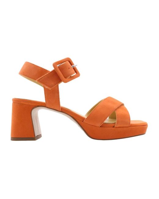 CTWLK Orange High Heel Sandals
