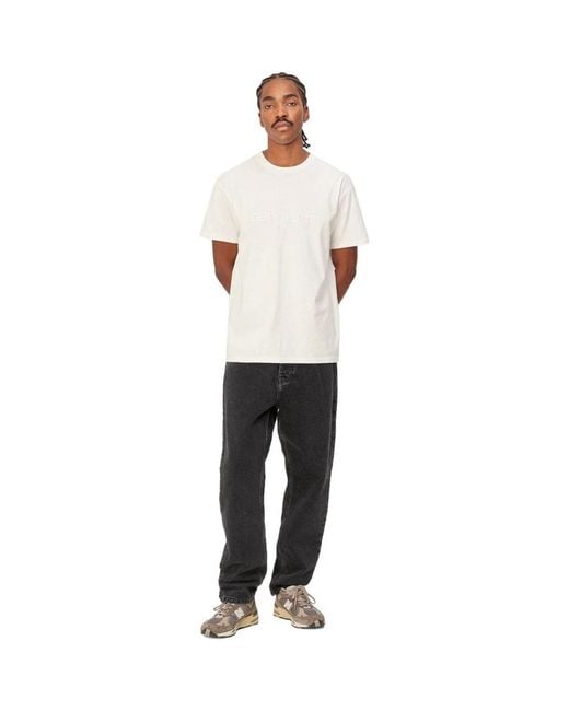 Carhartt Black Straight Fit Jeans for men