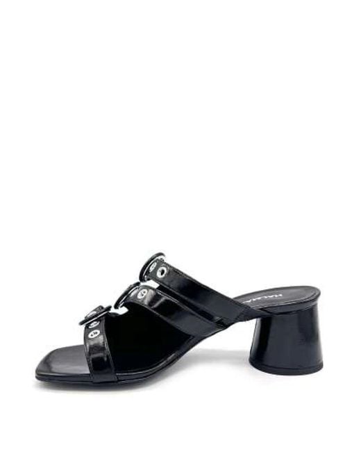 Halmanera Blue Heeled Mules
