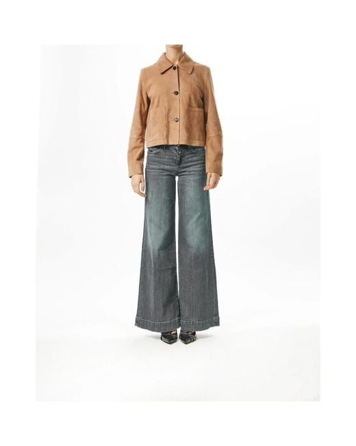 Karl Lagerfeld Brown Leather Jackets