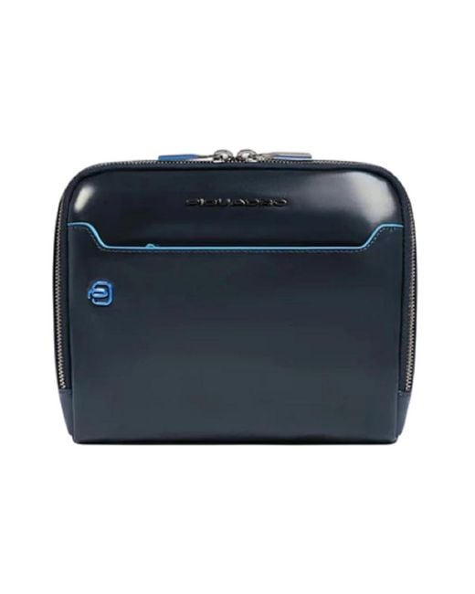 Piquadro Blue Cross Body Bags for men