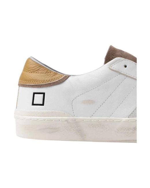 Date Moderne Veelzijdige Sneakers in het White voor heren