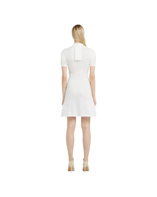 Courreges White Short Dresses