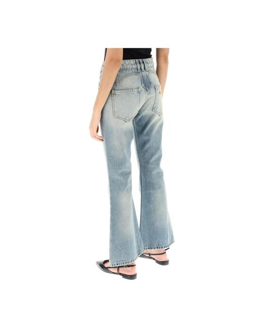 Jeans > flared jeans Balmain en coloris Blue