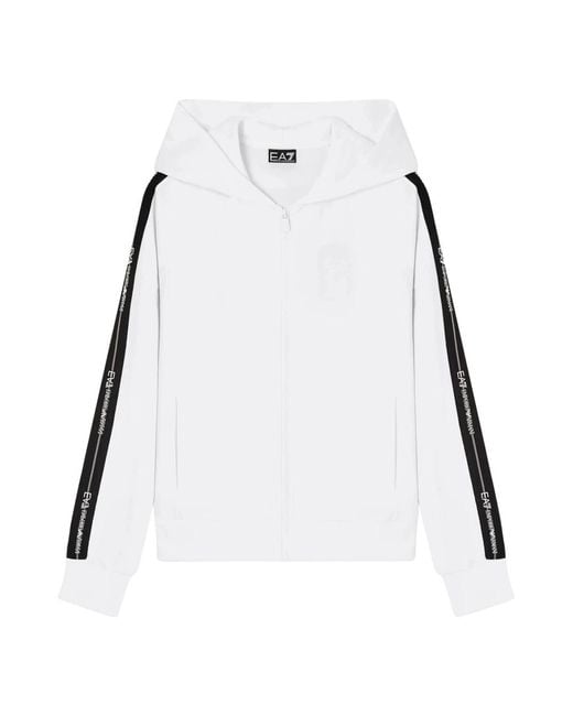 Zip-Throughs EA7 en coloris White