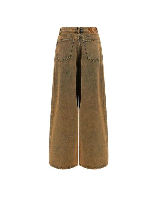 Alanui Natural Wide Jeans