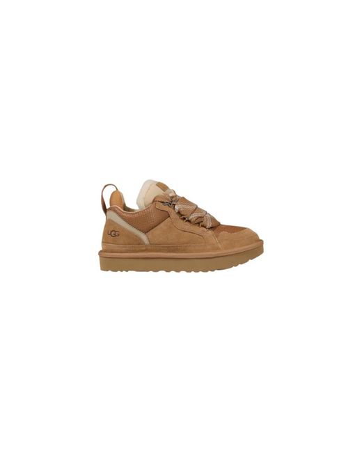 Ugg Natural Schnürschuhe Aus Polyester