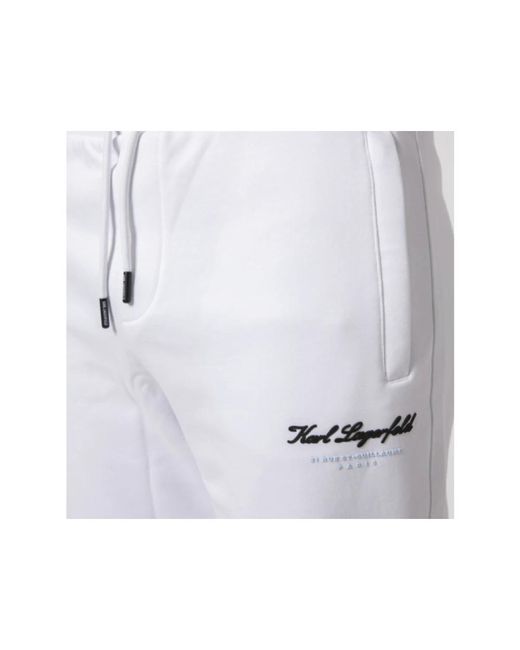 Trousers > sweatpants Karl Lagerfeld pour homme en coloris Gray