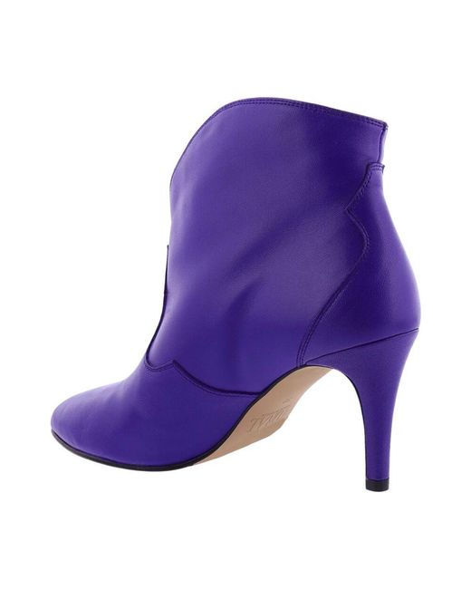 Heeled Boots di Toral in Purple