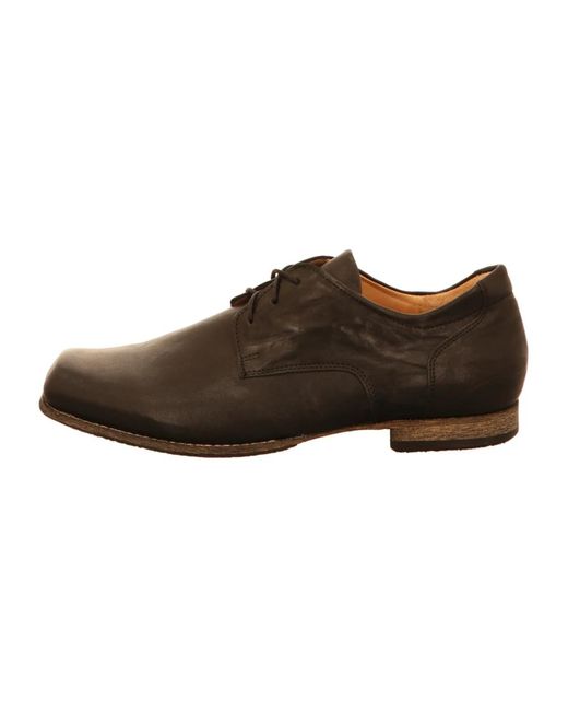 Think! Guru 01 Schwarze Schnürschuhe in Brown für Herren