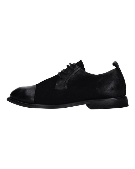 A.s.98 Black Laced Shoes for men