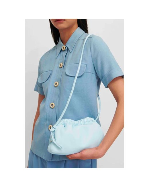 Mansur Gavriel Shoulder Bags in het Blue