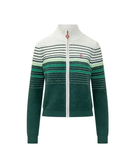 Casablanca Zip Up Vest in het Green