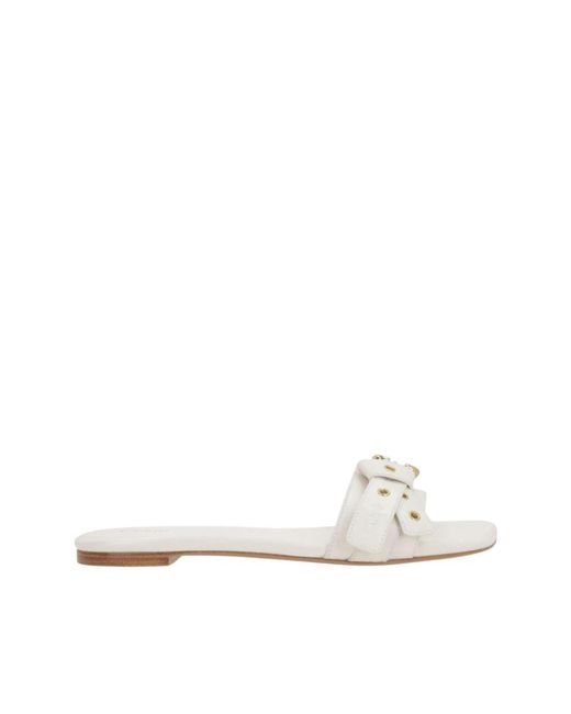 Chloé White Mae Slide