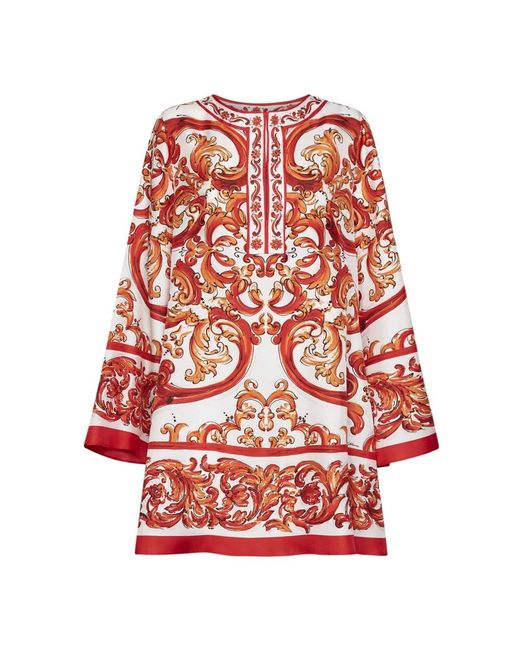 Dolce & Gabbana Red Short Dresses
