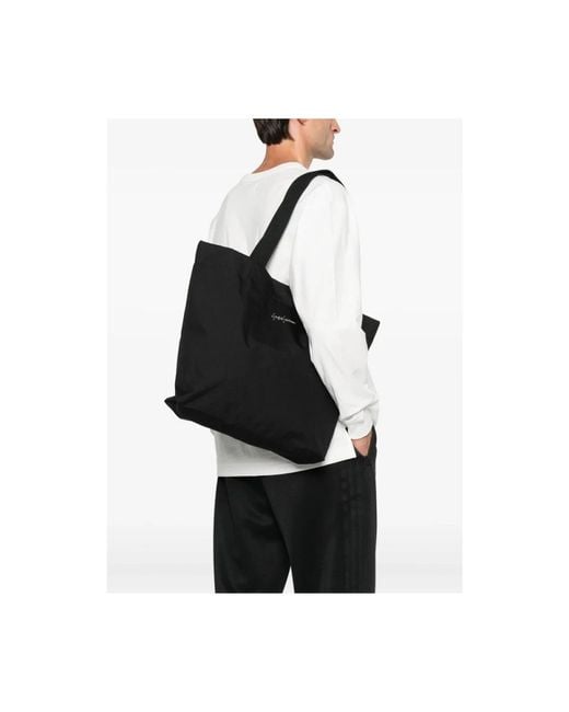 Y-3 Schwarze Logo Stickerei Bauchtasche in Black für Herren