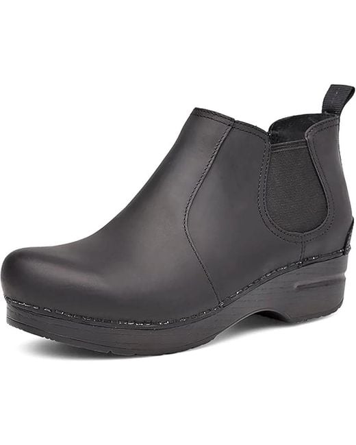 Dansko Black Chelsea Boots