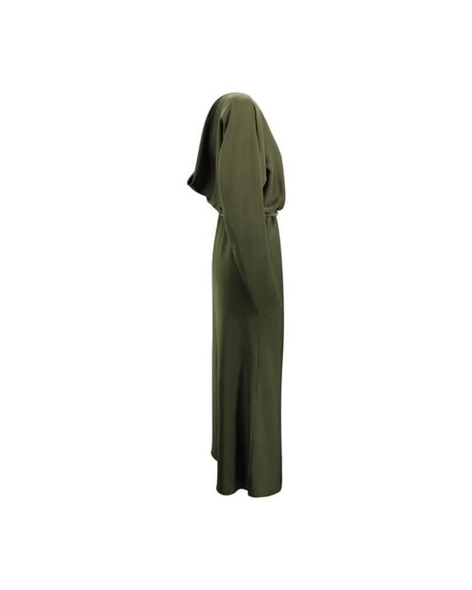 Max Mara Green Dresses Triacetato