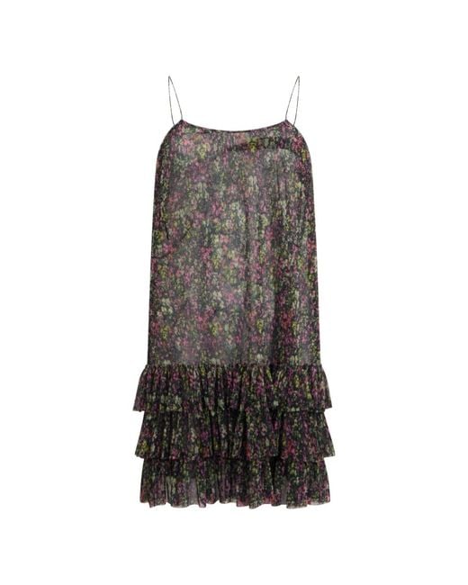 Philosophy Di Lorenzo Serafini Gray Short Dresses