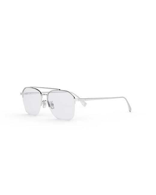 Fendi White Sunglasses