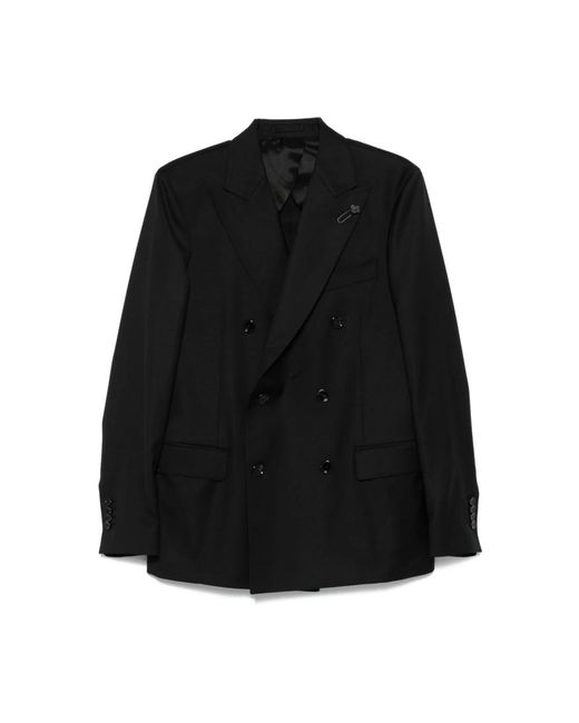 Lardini Jassen ,Zwart ,Zwarte Jurk Collectie in het Black voor heren
