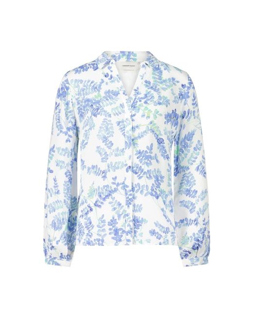Blusa floral con estampado oculto FABIENNE CHAPOT de color Blue