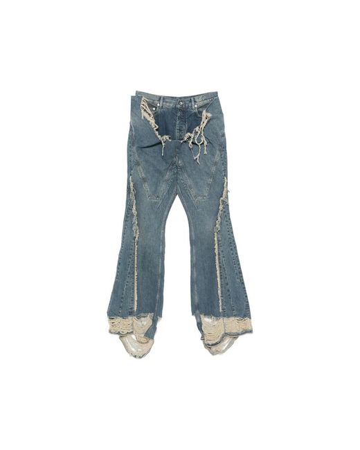 Rick Owens Jeans ,Blauw ,Denim Jeans Dark Shadow in het Blue voor heren