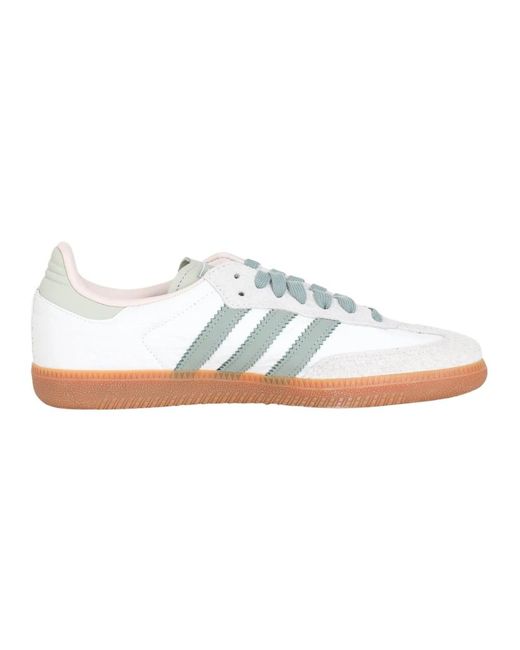 Adidas Originals White Weiße samba og sneakers