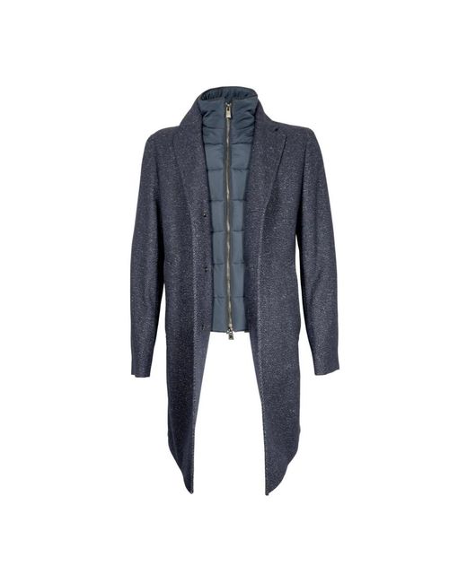 HUGO Jassen ,Blauw ,Katoen Slim Fit Afneembare Ritsjas Blauw in het Blue voor heren