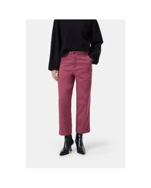 Closed Red Straight Fit Jeans