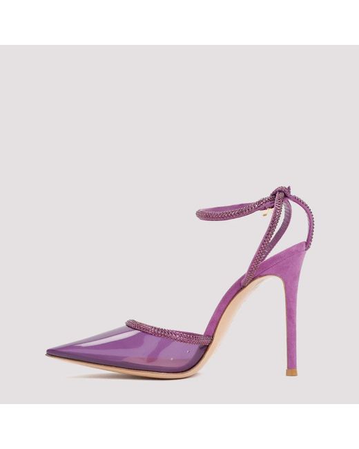 Gianvito Rossi Pink Elegant Strappy Sandals With 10.5Cm Heel Height