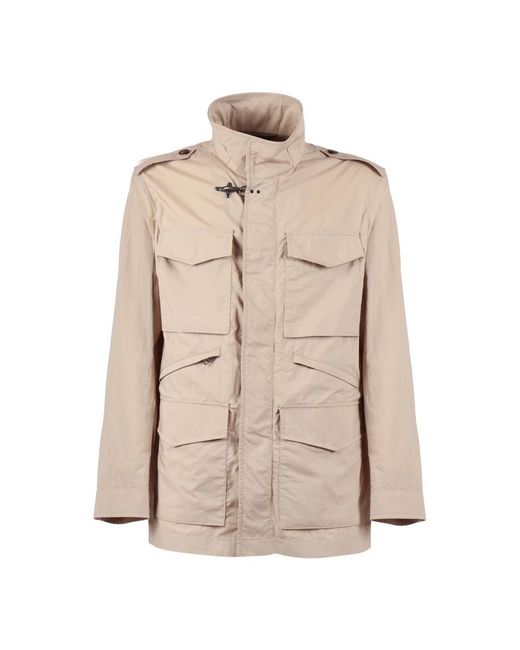 Fay Explorer Field Jacket Lavata in het Natural voor heren