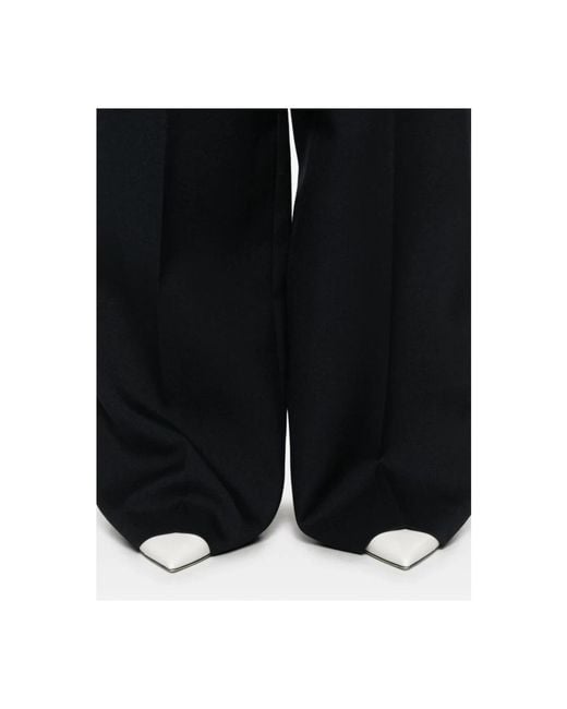 Carven Black Wide Trousers