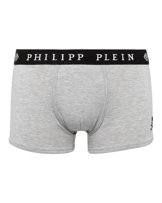 Philipp Plein Gray Bottoms for men