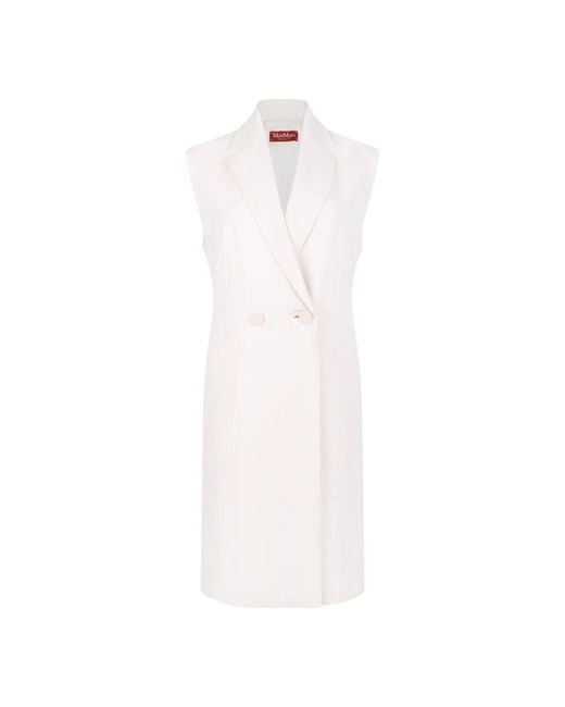 Vests Max Mara en coloris White