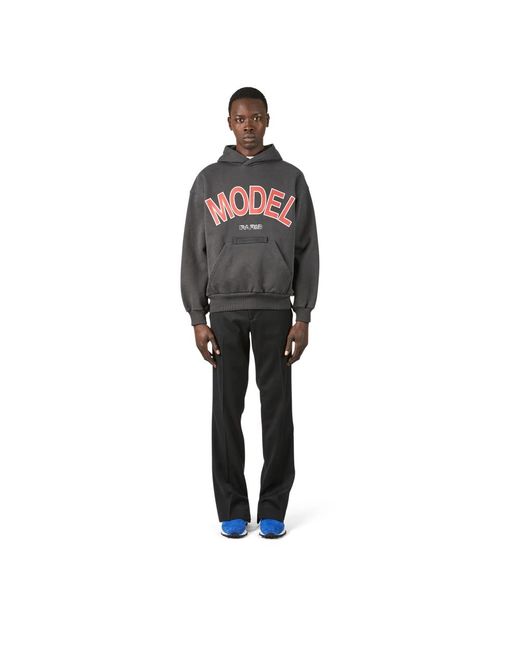 Philippe Model Gray Hoodies for men