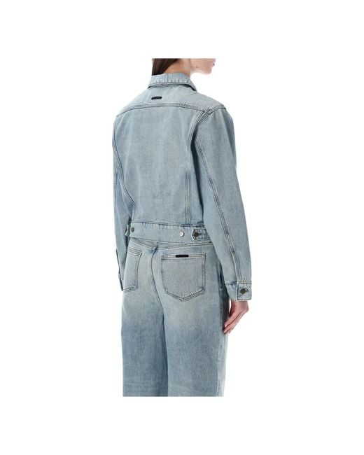 Fear Of God Blue Denim Jackets