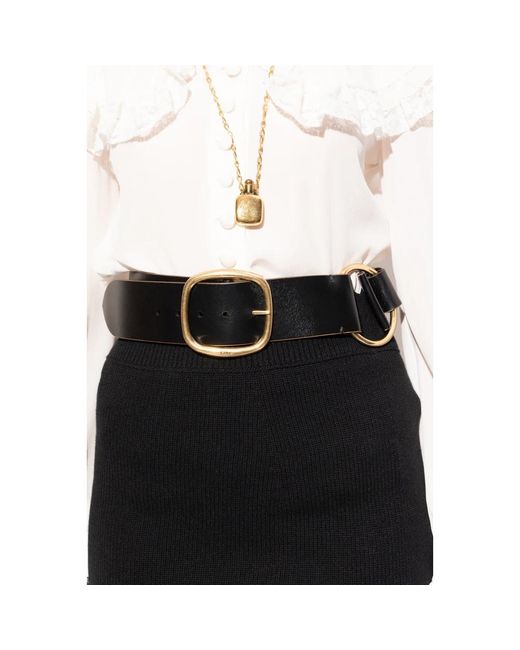 Belts Chloé de color Black