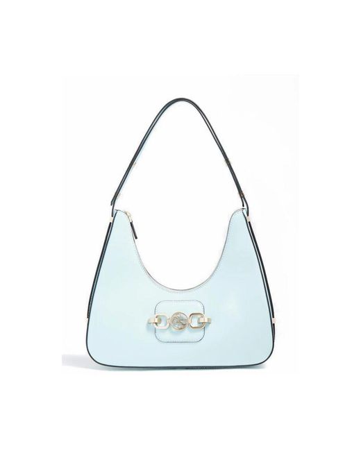 Guess Blue Handtasche hobo hensely hellblau hwvs8113020