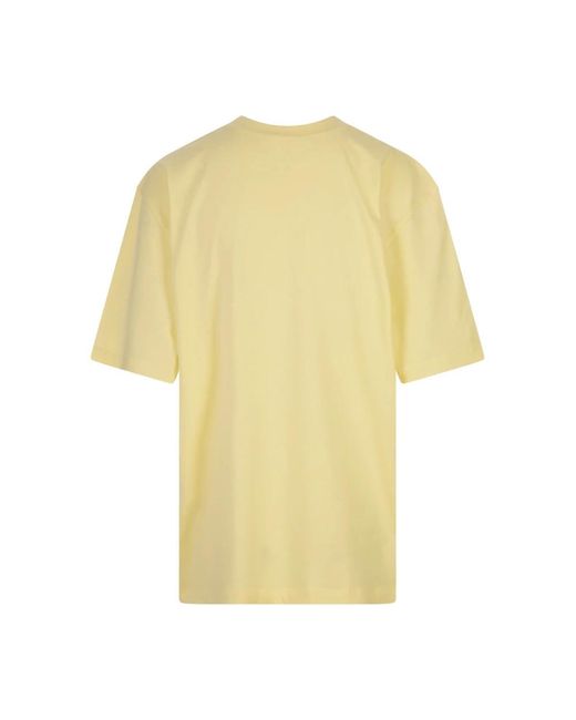 MSGM Yellow T-Shirts