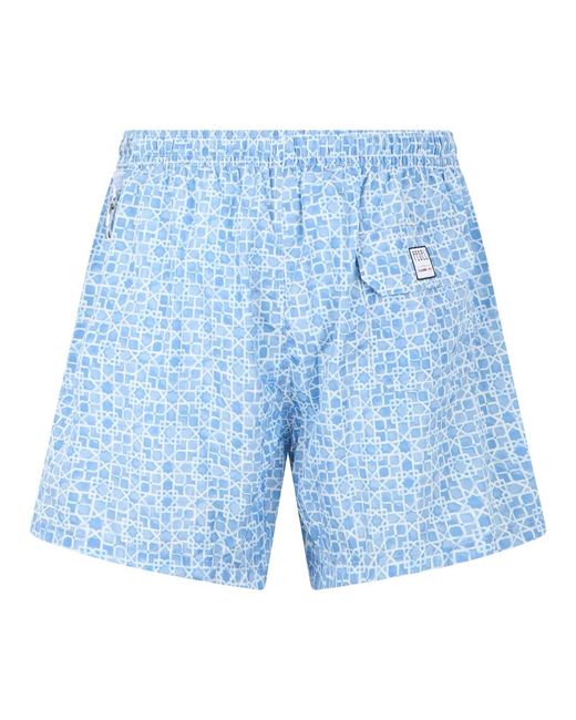 Fedeli Blue Beachwear for men