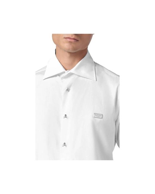 Philipp Plein White Casual Shirts for men