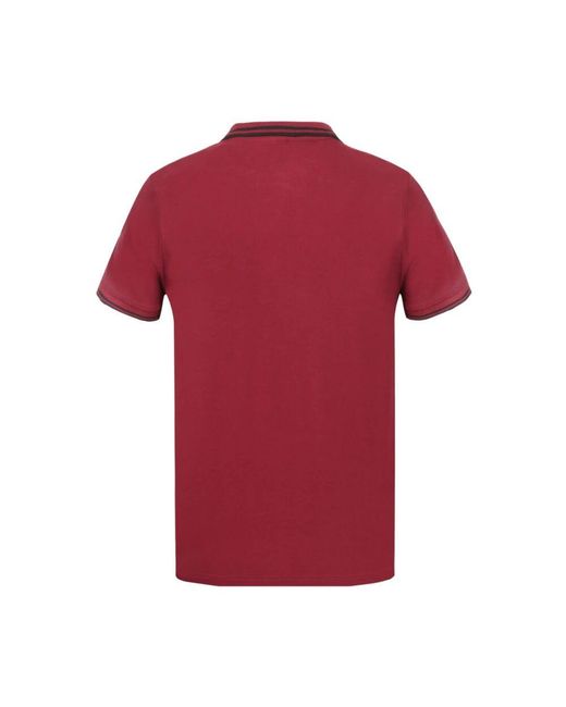 Polo basic comodo di Umbro in Red da Uomo