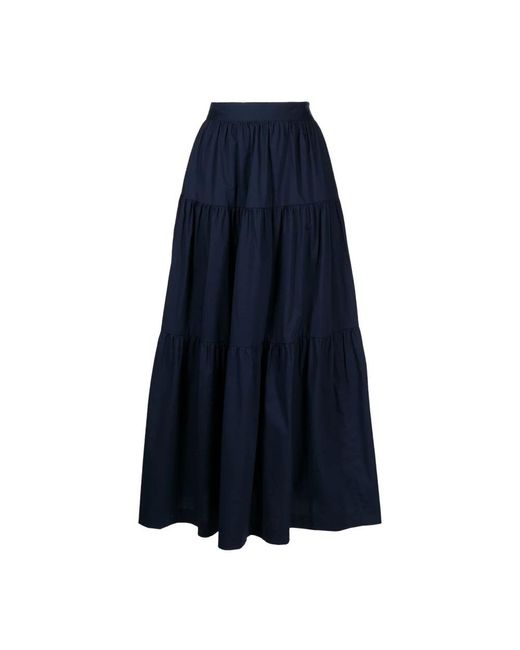 Staud Blue Midi Skirts