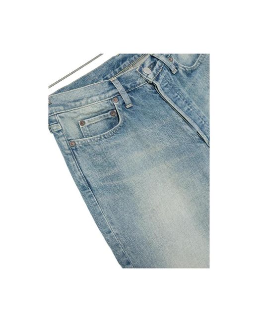 Ssstein Blue Straight Fit Jeans for men