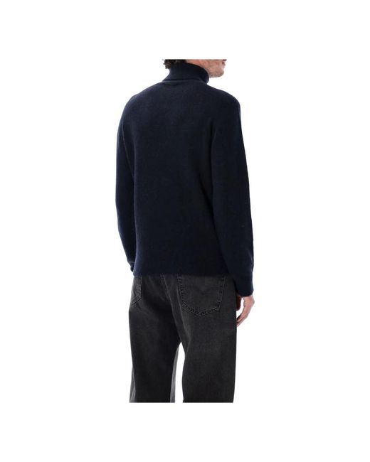 Roberto Collina High Neck in het Blue voor heren