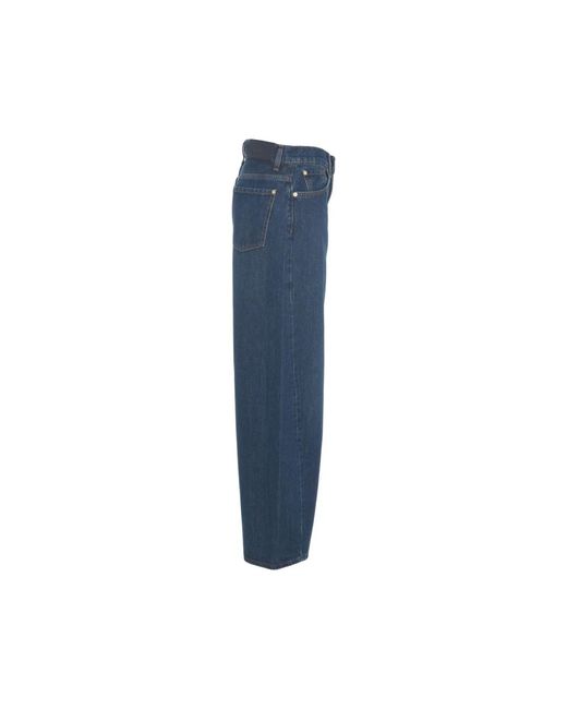 7 For All Mankind Blue Loose Fit Jeans